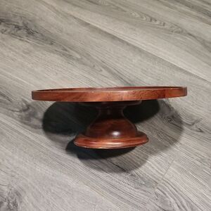 Threshold Arjun Wood Cake Stand From India